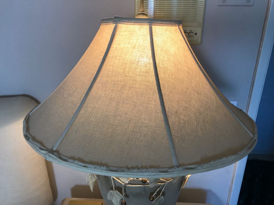 Pair Of Table Lamps (Sitting On Nightstands) 33H [Photo 7]