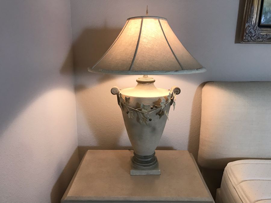 Pair Of Table Lamps (Sitting On Nightstands) 33H [Photo 8]