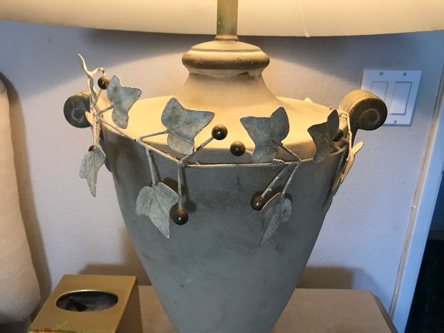 Pair Of Table Lamps (Sitting On Nightstands) 33H [Photo 5]