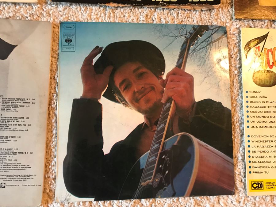 Vinyl Record Collection Including James Brown, Aretha Franklin, Bob Dylan, Mama Cass - (12) Records [Photo 7]