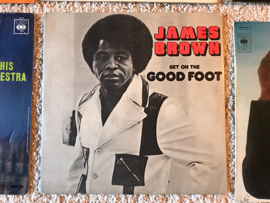 Vinyl Record Collection Including James Brown, Aretha Franklin, Bob Dylan, Mama Cass - (12) Records [Photo 3]