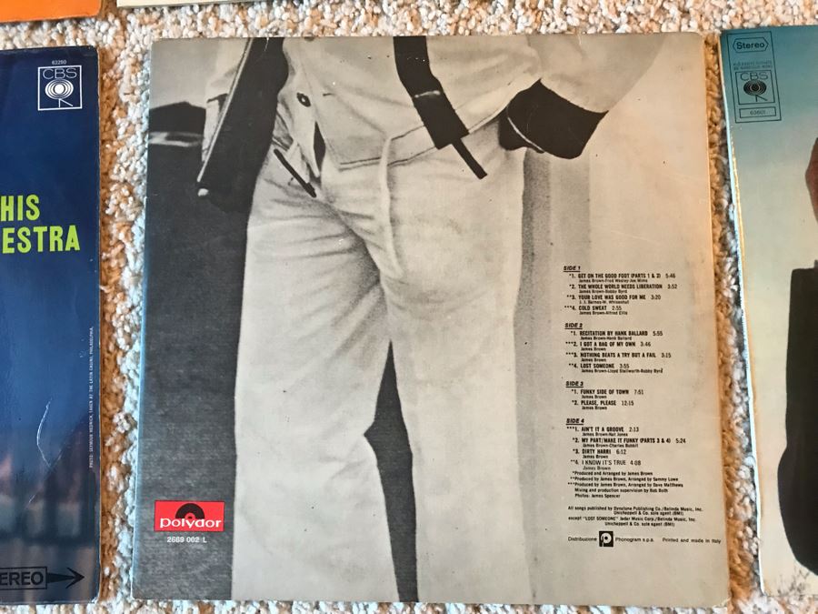 Vinyl Record Collection Including James Brown, Aretha Franklin, Bob Dylan, Mama Cass - (12) Records [Photo 5]