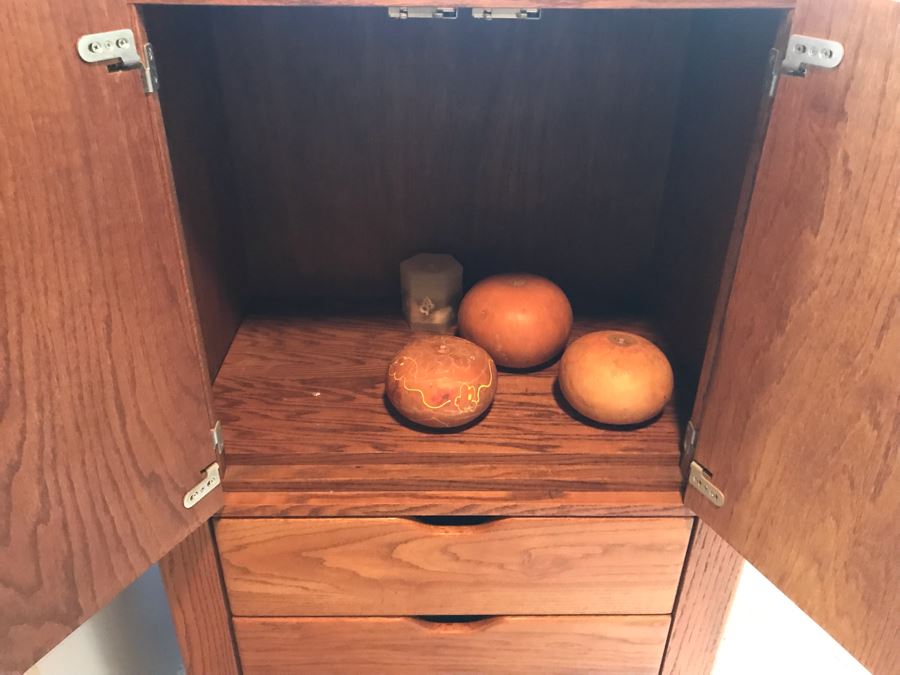 Oak Bookshelf Dresser Cabinet 29W X 20D X 84H [Photo 7]