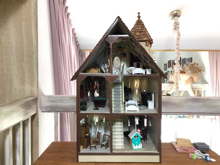 furnished dollhouses for sale