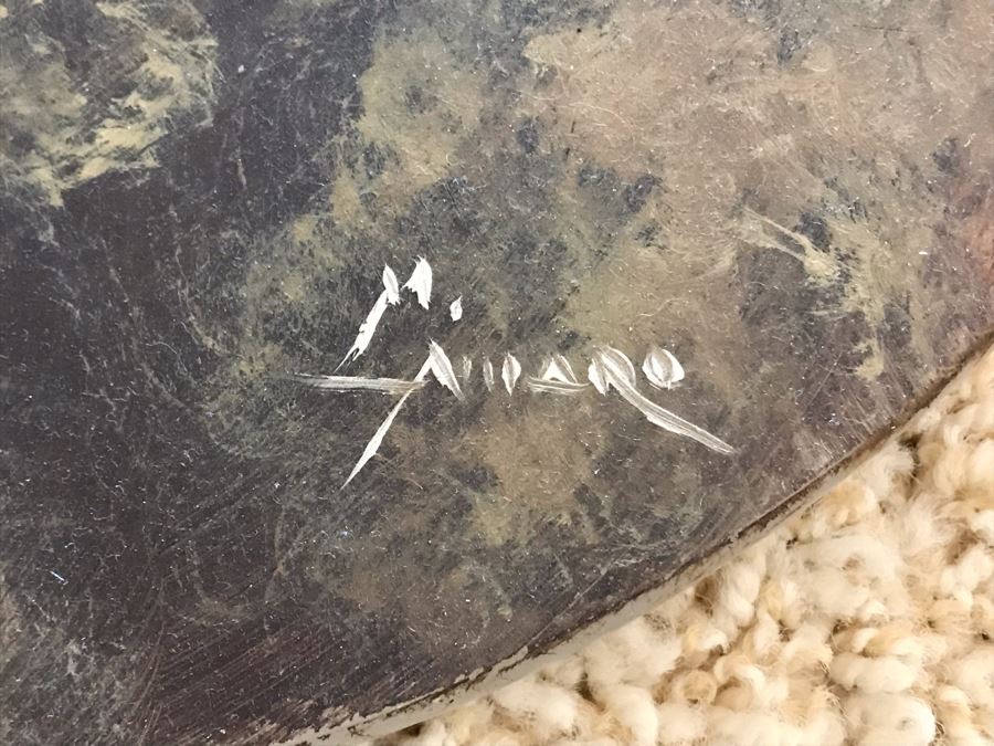 Original Native American Painting On Onyx By M. Amaro 14R [Photo 6]