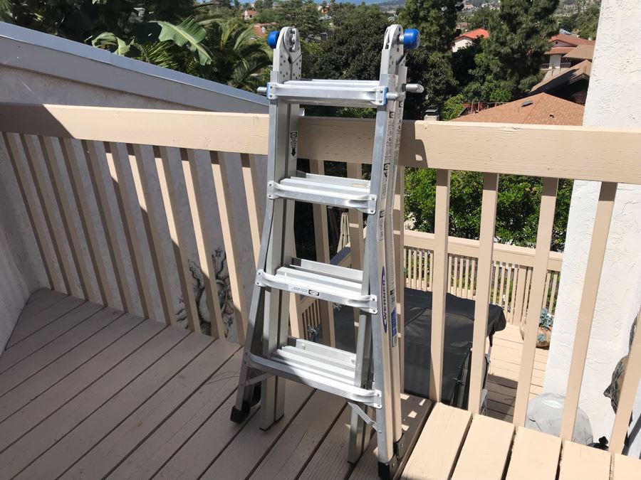 Werner Alumninum Telescoping Multi-Position 17' Adustable Ladder MT-17B [Photo 3]