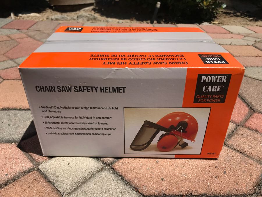 Power Care Chain Saw Safety Helmet