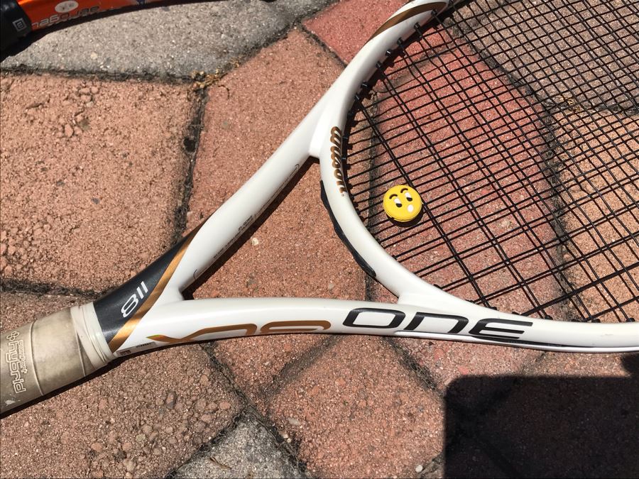 Collection Of (5) Well Used Women's Tennis Rackets [Photo 3]