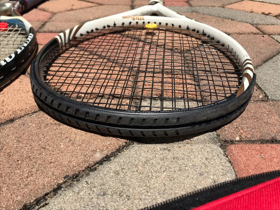 Collection Of (5) Well Used Women's Tennis Rackets [Photo 8]