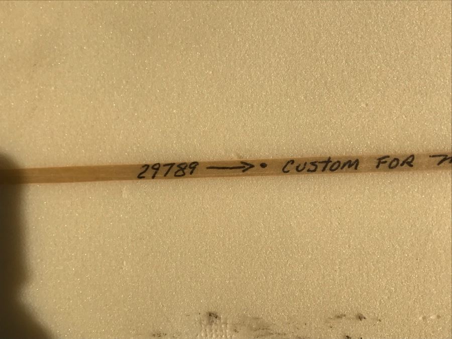 Robert August Surfboards Mike Minchinton Model Longboard Surfboard 110L X 22.5W X 3H - Note Needs Ding Repair On Tail And Rail [Photo 7]