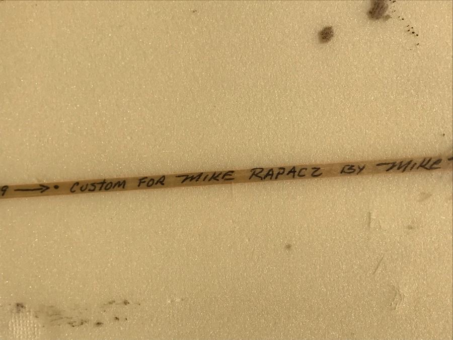 Robert August Surfboards Mike Minchinton Model Longboard Surfboard 110L X 22.5W X 3H - Note Needs Ding Repair On Tail And Rail [Photo 8]