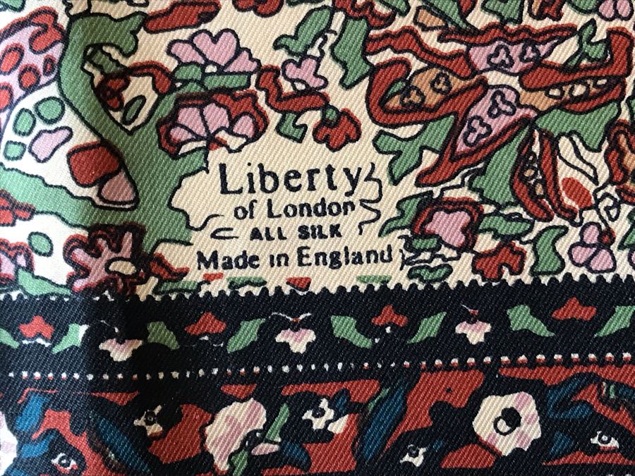 Liberty Of London Silk Scarf Made In England 27 X 27 [Photo 2]