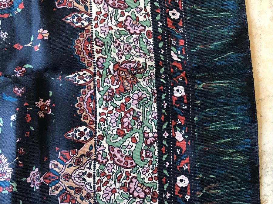 Liberty Of London Silk Scarf Made In England 27 X 27 [Photo 4]