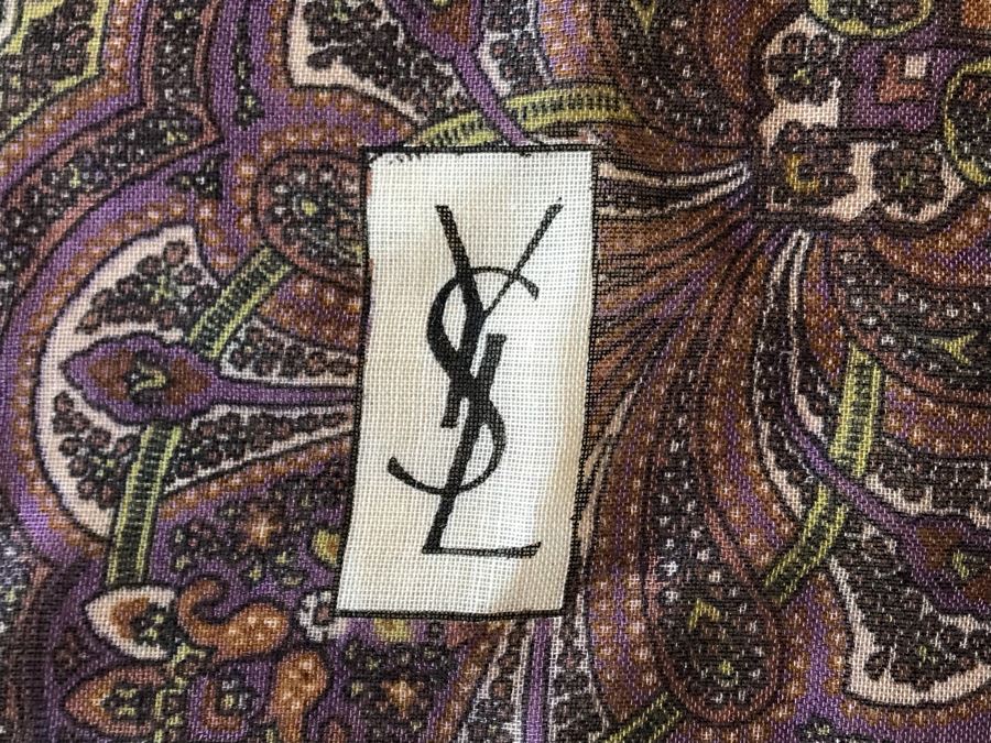Yves Saint Laurent YSL Scarf 53 X 53 [Photo 3]