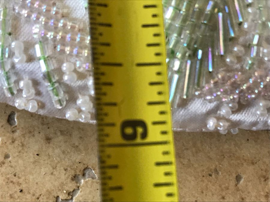 Vintage Hong Kong Beaded Purse 7 X 9 [Photo 9]