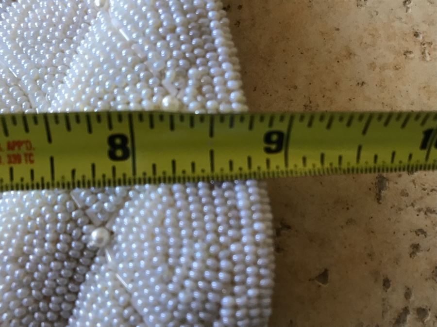 Vintage Beaded Purse 9 X 5.5 [Photo 7]