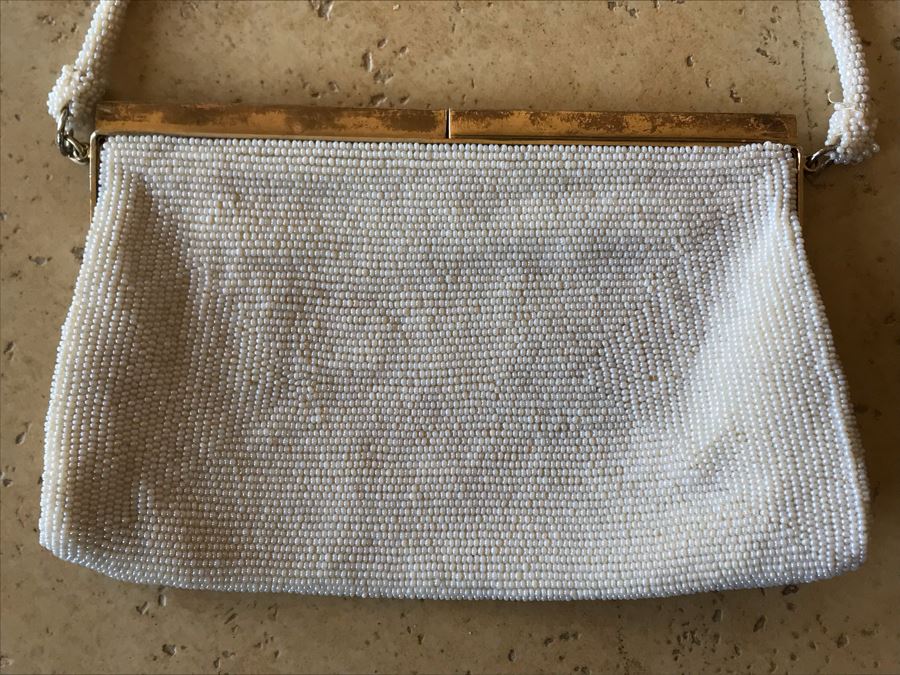 Vintage Beaded Purse 9 X 5.5 [Photo 5]