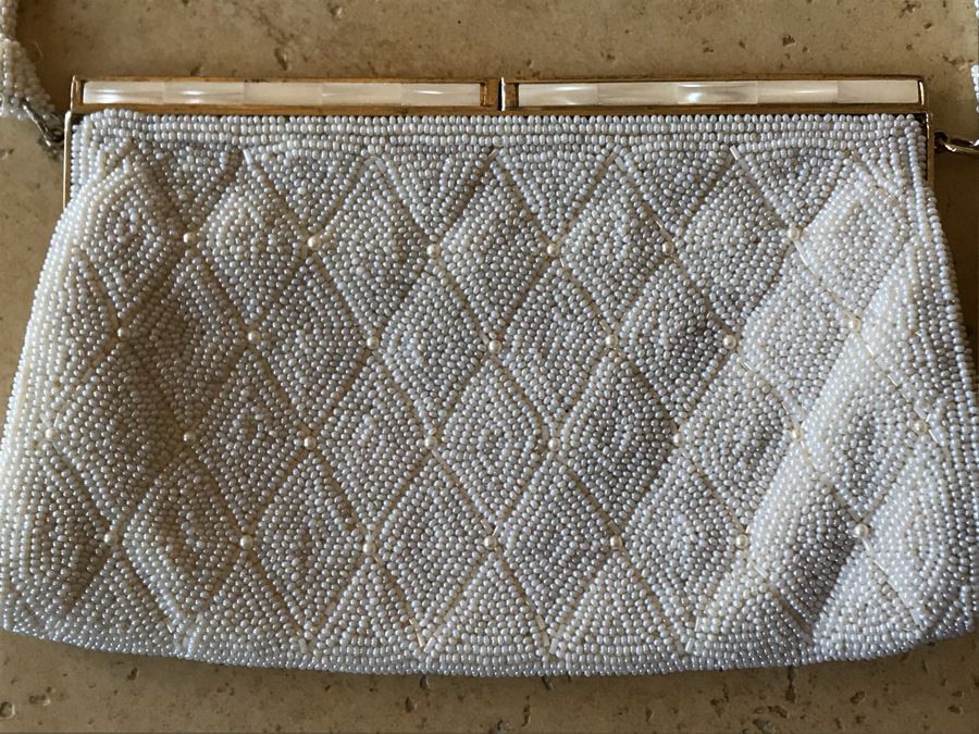 Vintage Beaded Purse 9 X 5.5 [Photo 3]