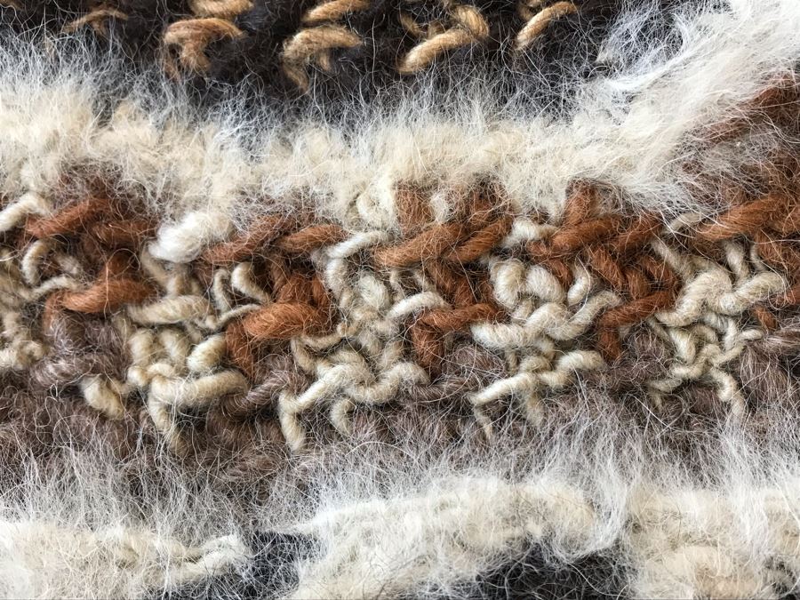 Hand Knotted Wool And Fur Hat 10 X 10 [Photo 4]