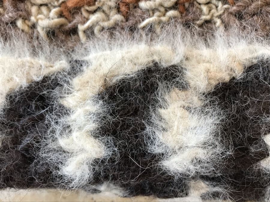 Hand Knotted Wool And Fur Hat 10 X 10 [Photo 3]