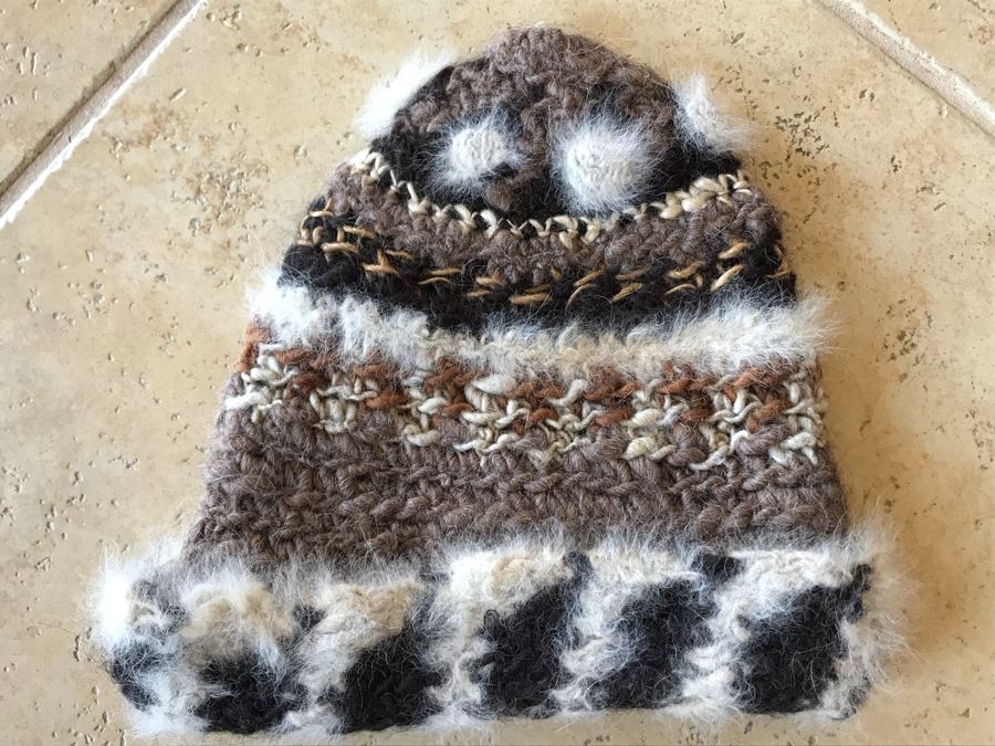 Hand Knotted Wool And Fur Hat 10 X 10 [Photo 6]