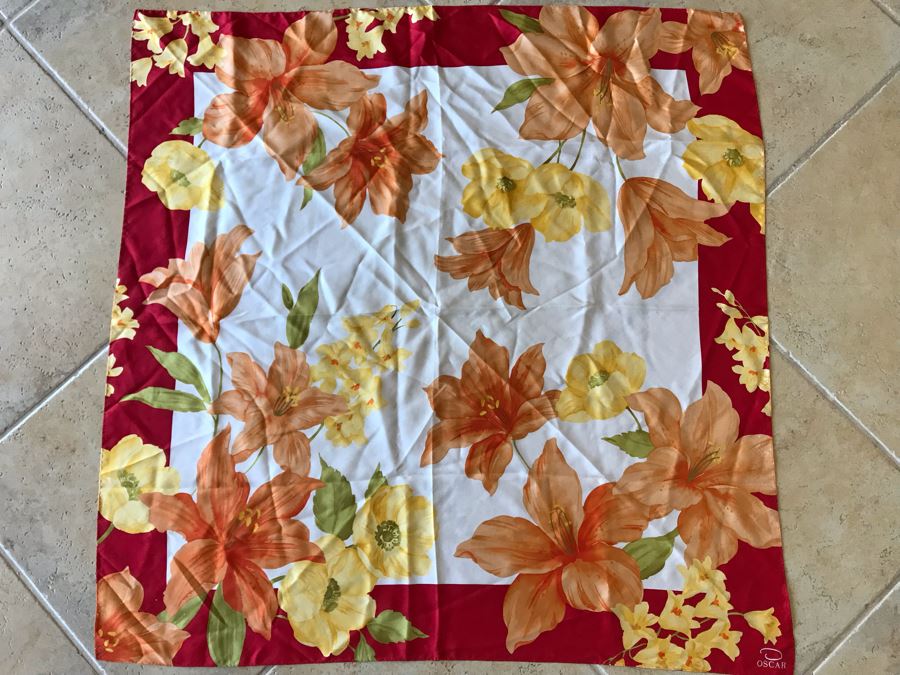 Oscar De La Renta Scarf  35 X 35 [Photo 2]