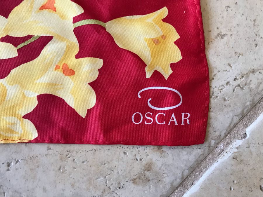 Oscar De La Renta Scarf  35 X 35 [Photo 3]