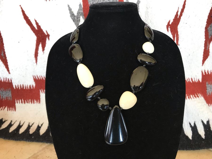 Chico's Modernist B&W Necklace [Photo 2]