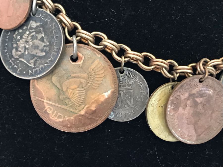 Vintage Hand Made International Coin Necklace [Photo 4]