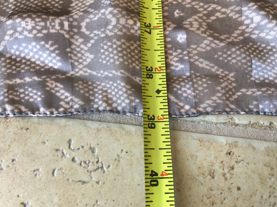 New Albertazzi Made In Italy Snake Skin Pattern Scarf 62L X 39W [Photo 9]