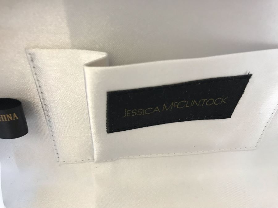 Jessica McClintock Inlaid Sailboat Handbag 7W X 2D X 5H [Photo 5]