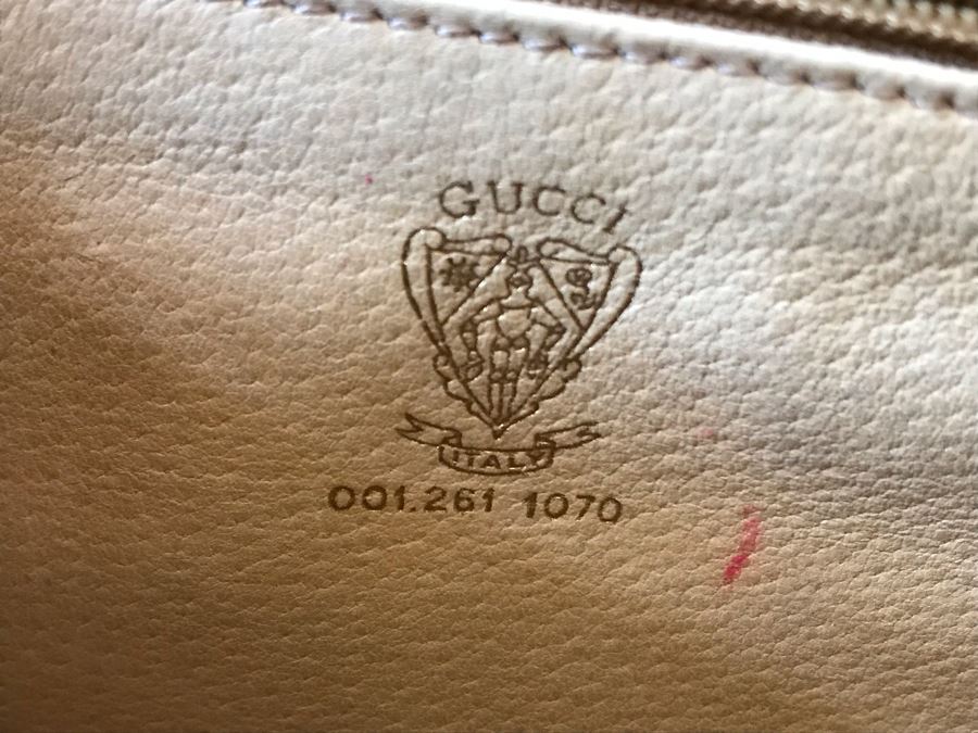GUCCI Leather Handbag 10 X 8 [Photo 9]