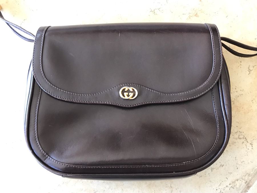 GUCCI Leather Handbag 10 X 8 [Photo 2]