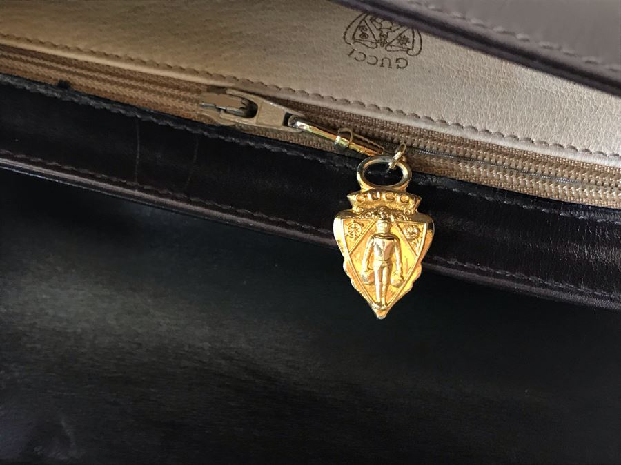 GUCCI Leather Handbag 10 X 8 [Photo 10]