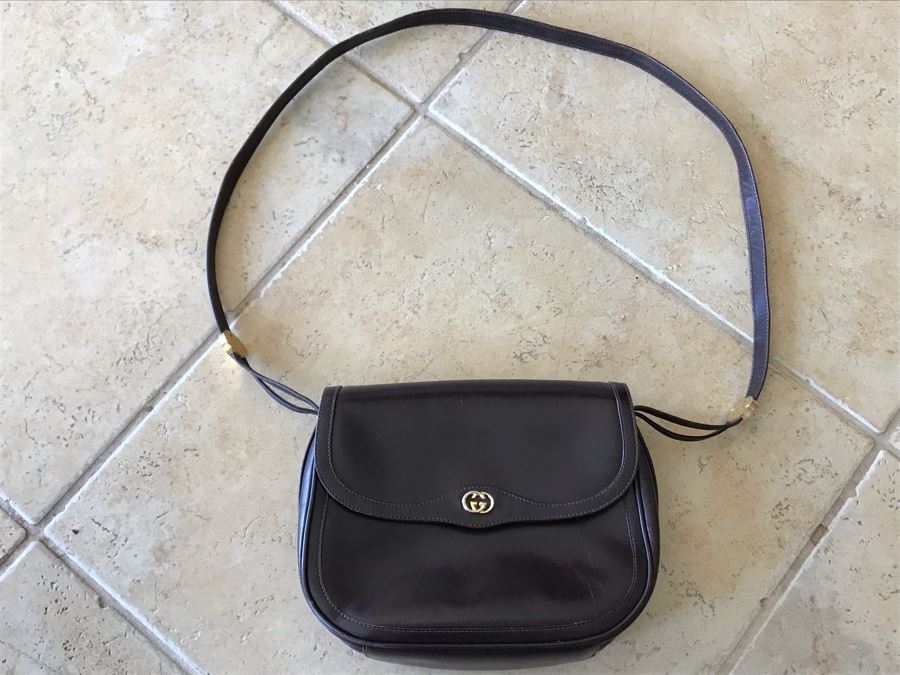 GUCCI Leather Handbag 10 X 8 [Photo 3]