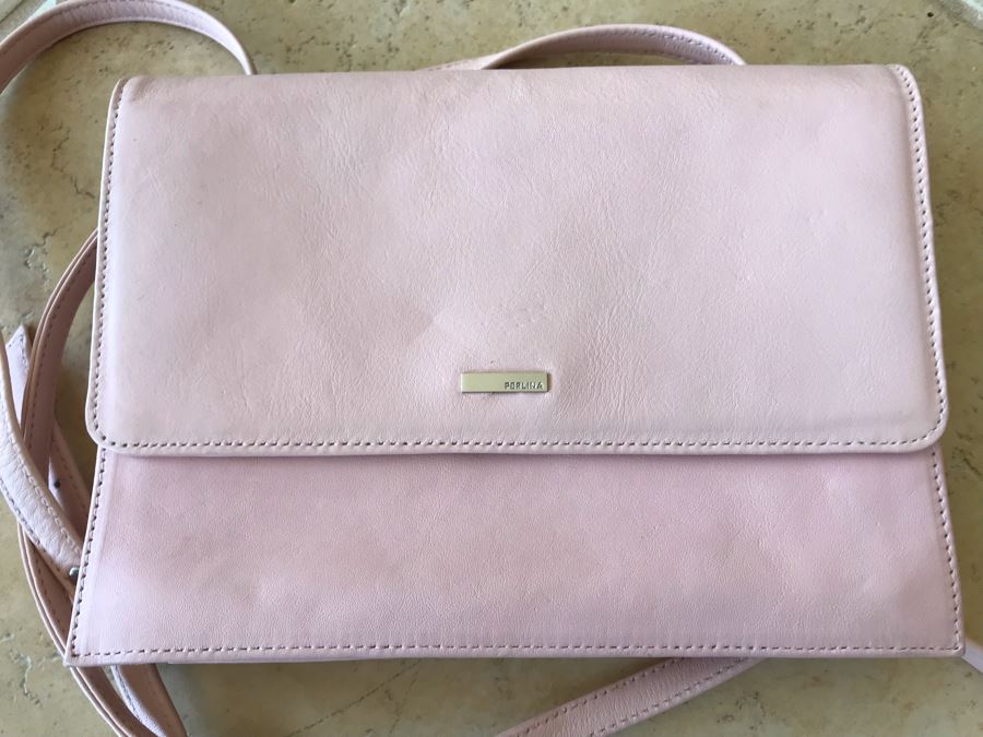 Perlina Pink Leather Handbag Wallet [Photo 2]