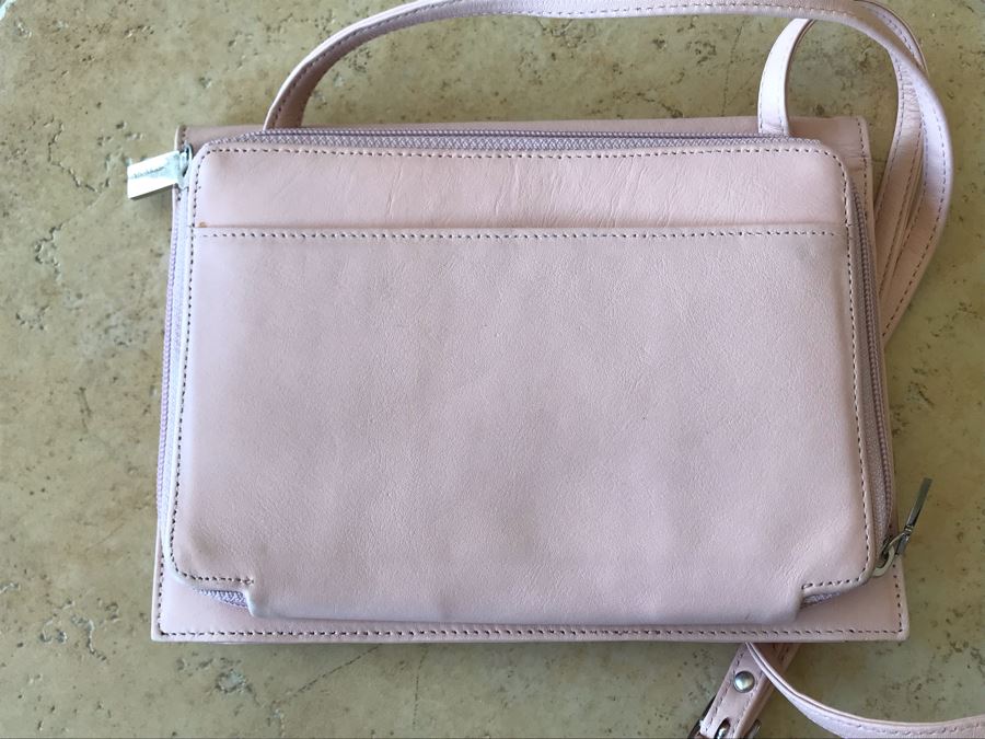 Perlina Pink Leather Handbag Wallet [Photo 4]