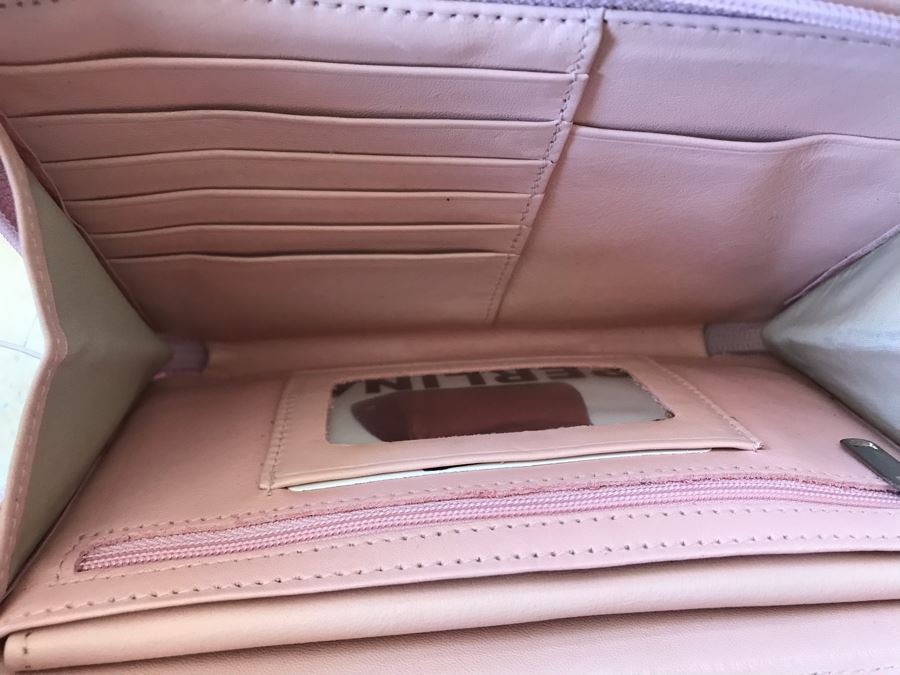 Perlina Pink Leather Handbag Wallet [Photo 6]