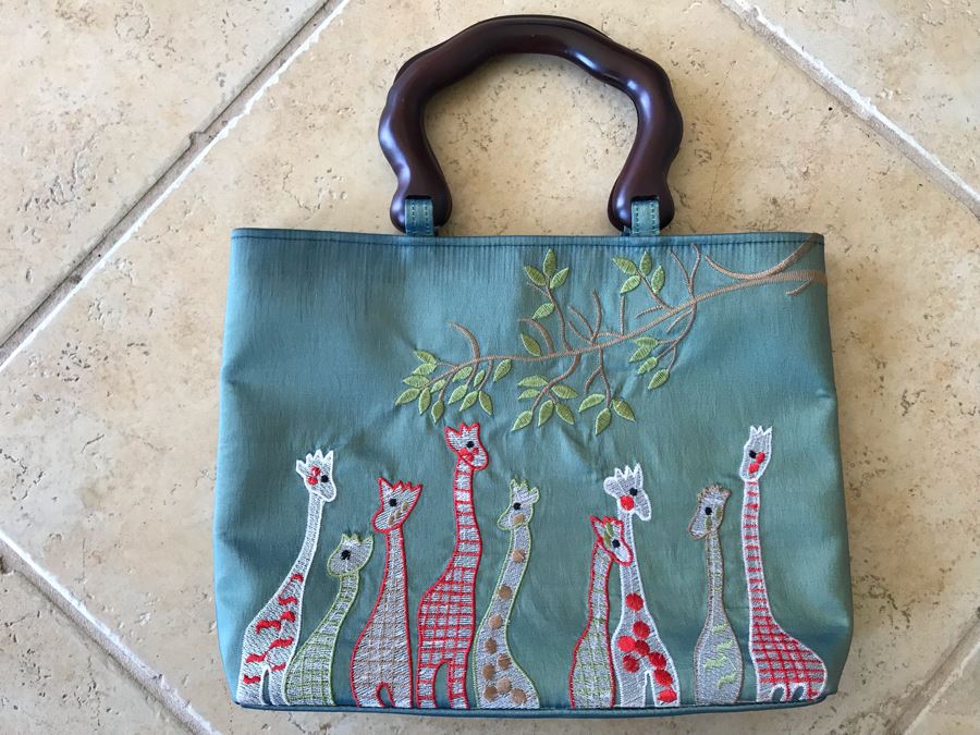 Giraffe Handbag 12 X 8.5