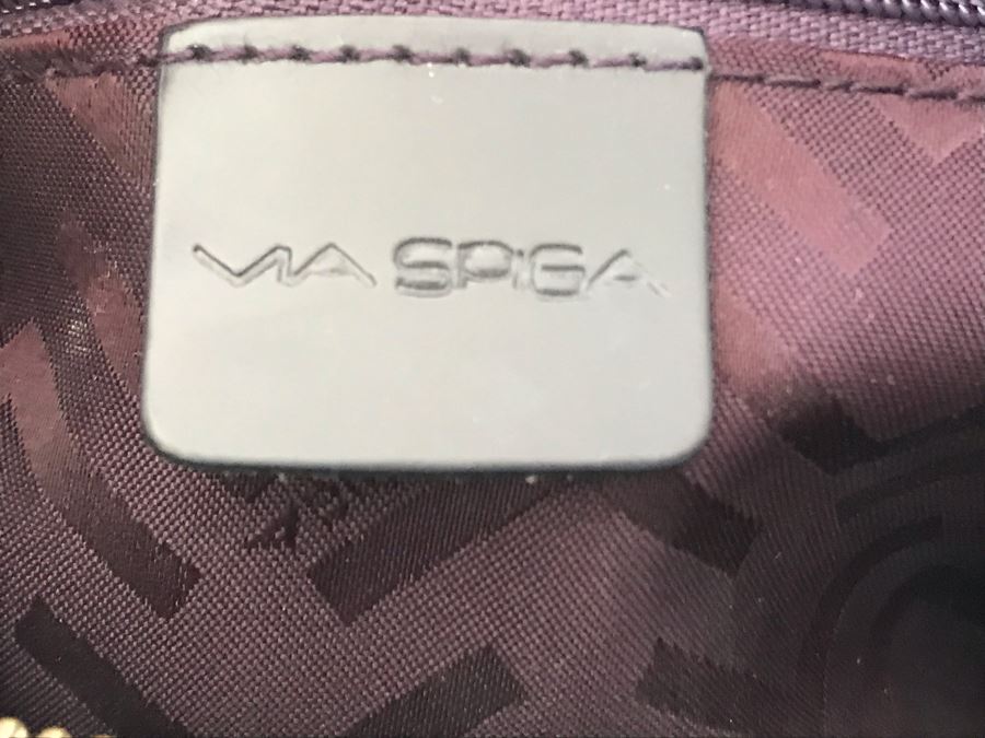 Via Spiga Leather Handbag 13W X 6H [Photo 8]