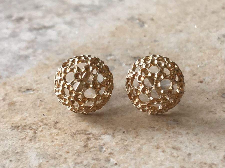 14K Gold Stud Earrings 2g [Photo 4]