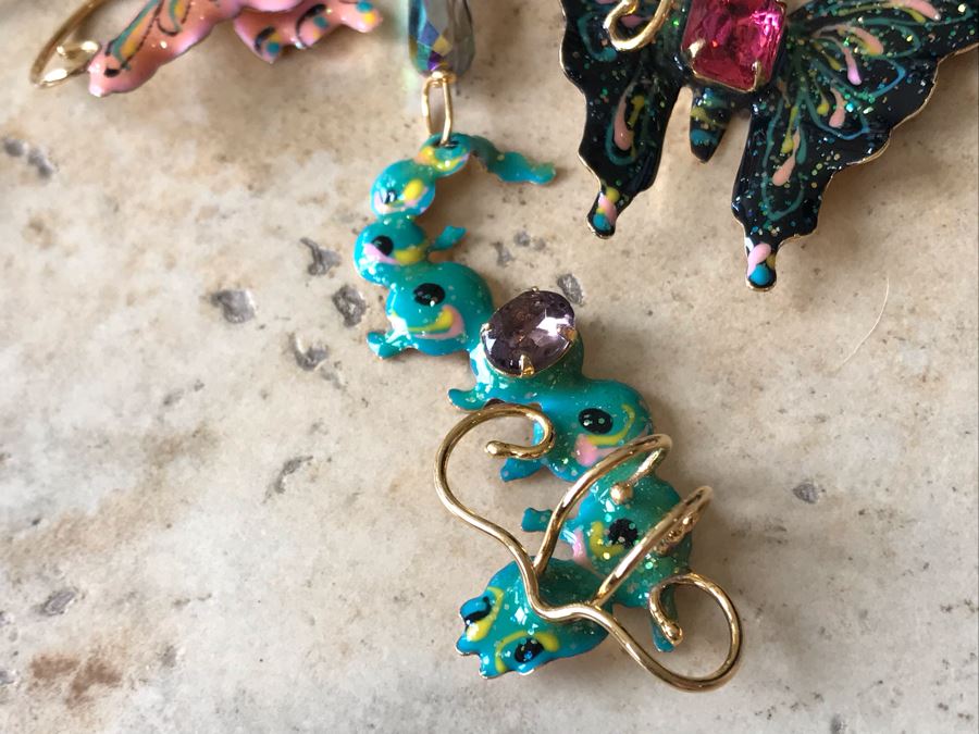 Artisan Hand Made Butterfly Earrings With 14K Gold Earring Posts [Photo 10]