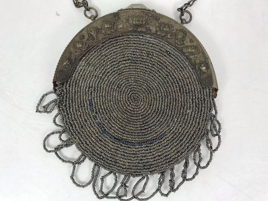 Antique Chatelaine Beaded Purse [Photo 3]