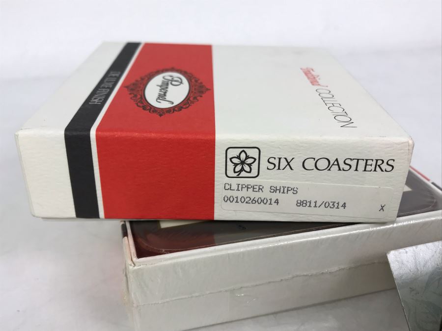 (12) New Clipper Ships Coasters And (4) New Agate Coasters [Photo 6]