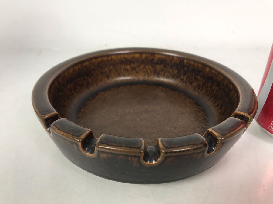Mid-Century Modern Arabia Ashtray Made In Finland 6.5W X 1.75H [Photo 3]