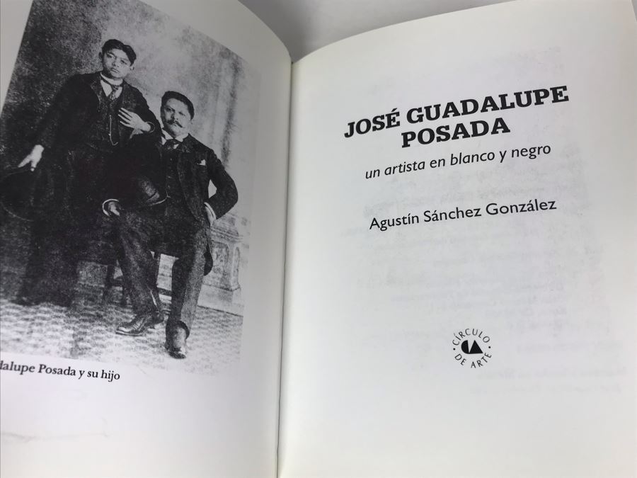 Pair Of Nicely Framed Jose Guadalupe Posada Mexican Prints 8W X 6H And Pair Of Posada Books [Photo 11]