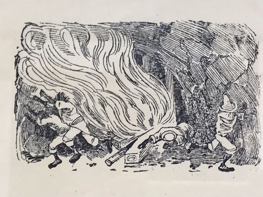 Pair Of Nicely Framed Jose Guadalupe Posada Mexican Prints 8W X 6H And Pair Of Posada Books [Photo 8]