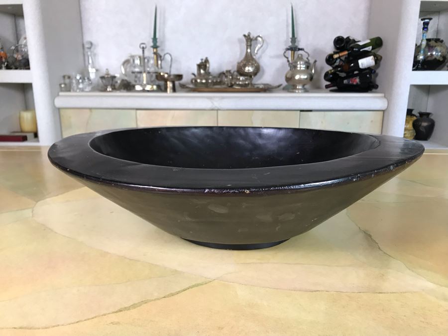 Black Centerpiece Bowl 19.5W X 5H [Photo 1]
