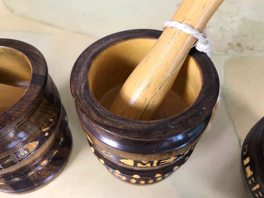 New Wooden Condiment Serving Sets From Cabo San Lucas Mexico [Photo 7]