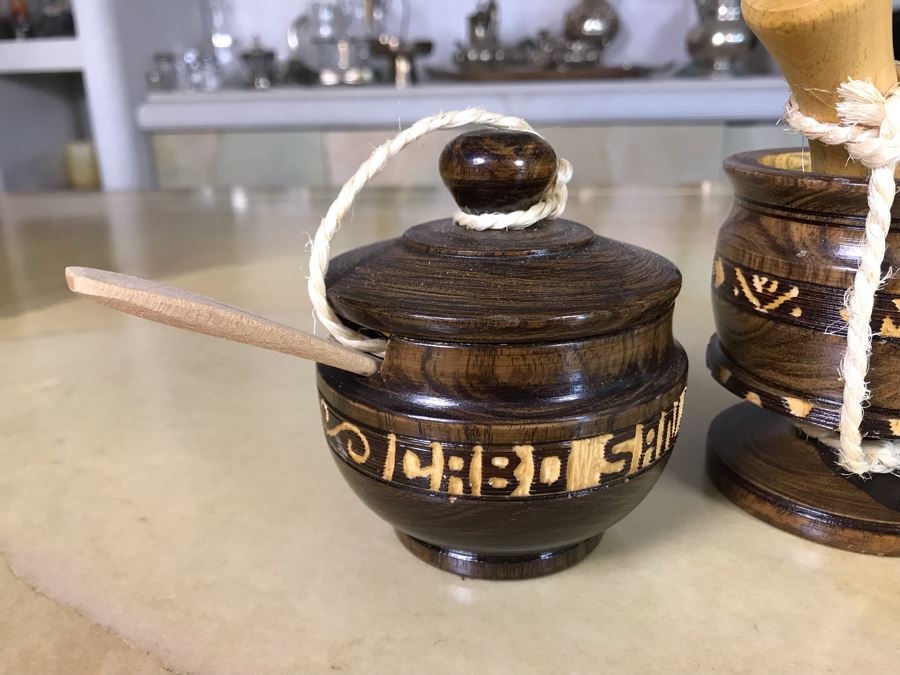 New Wooden Condiment Serving Sets From Cabo San Lucas Mexico [Photo 4]